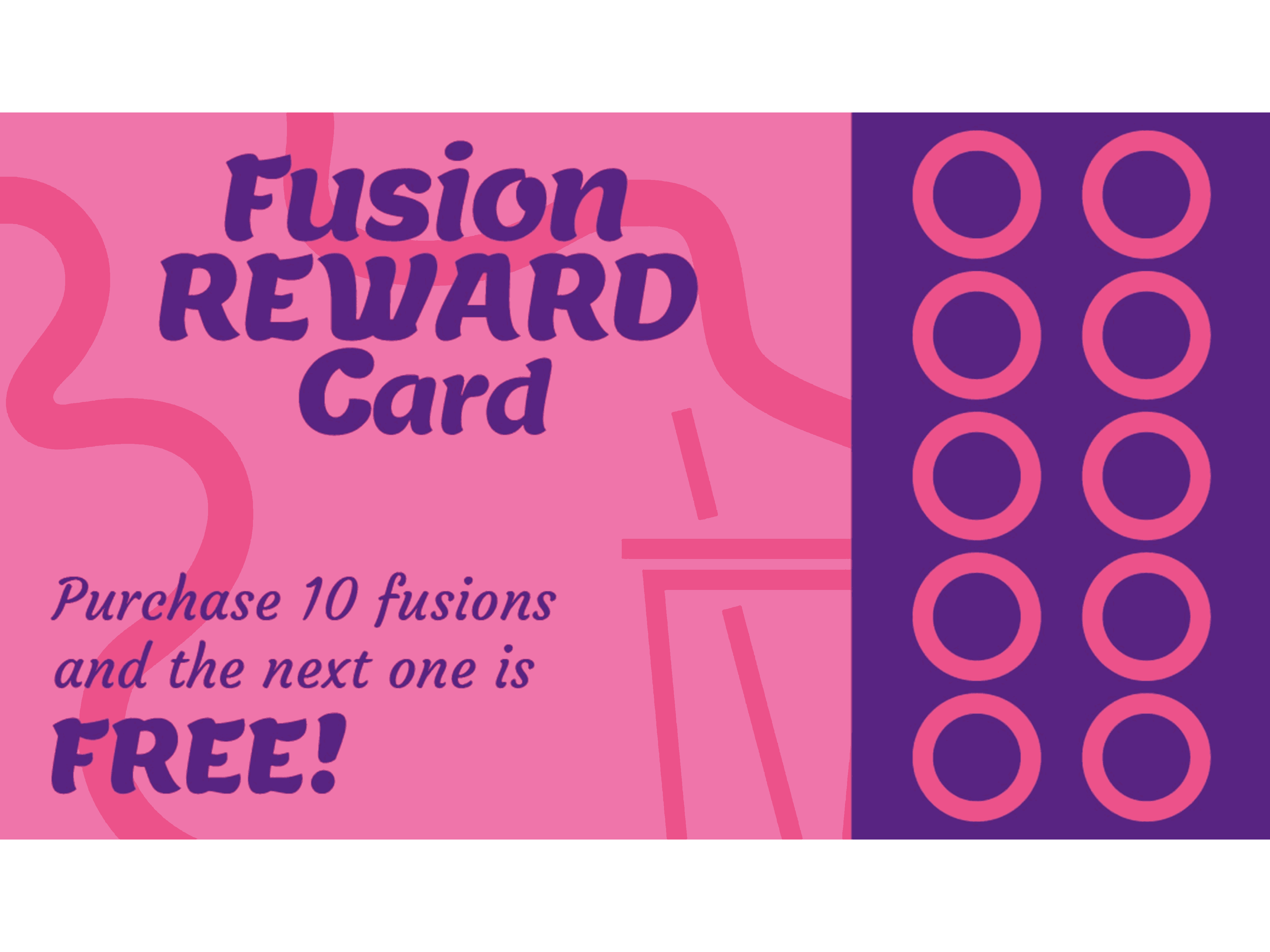 business cards for fusion drinks for beyond fit deli