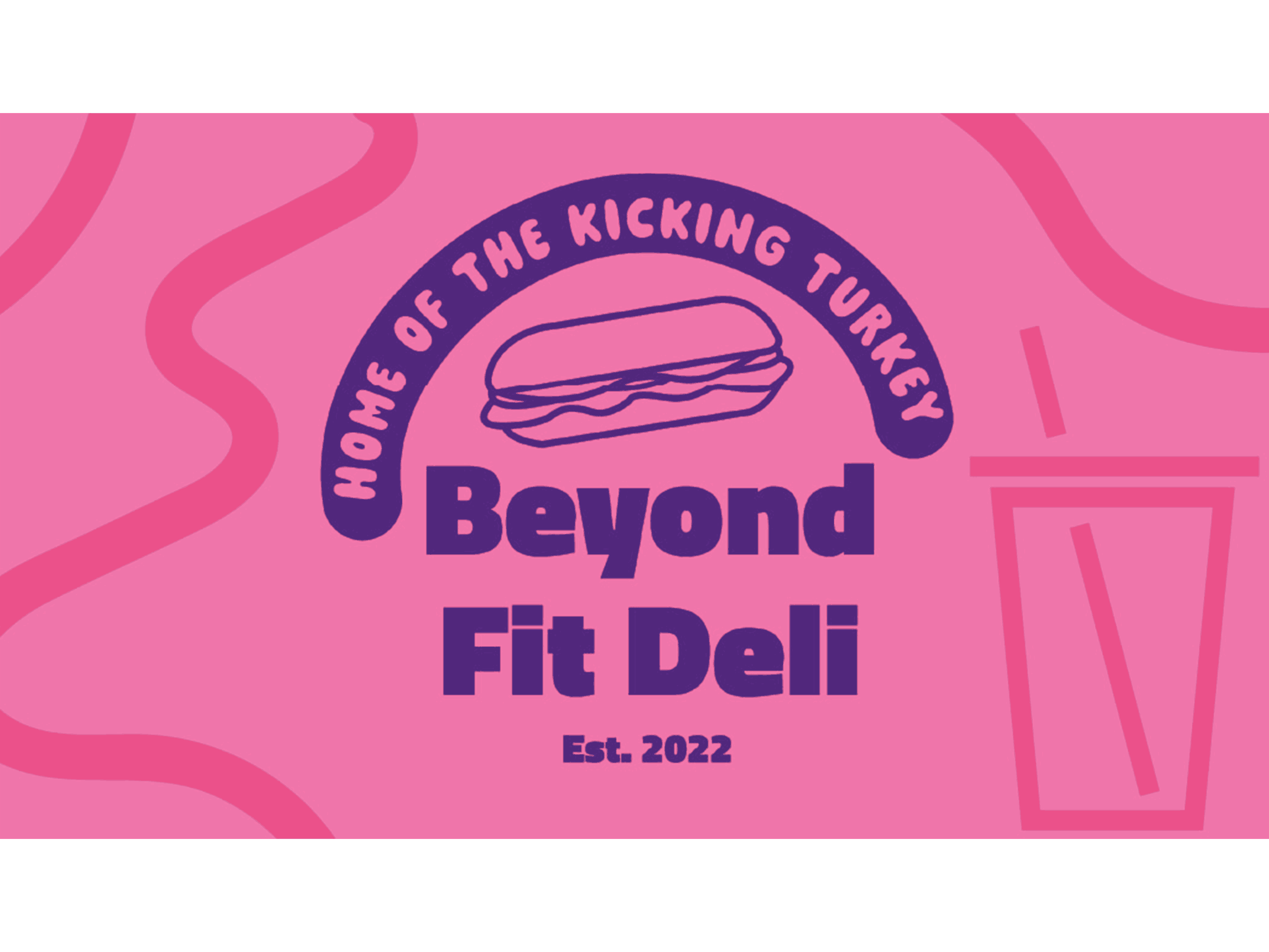 business cards for fusion drinks for beyond fit deli