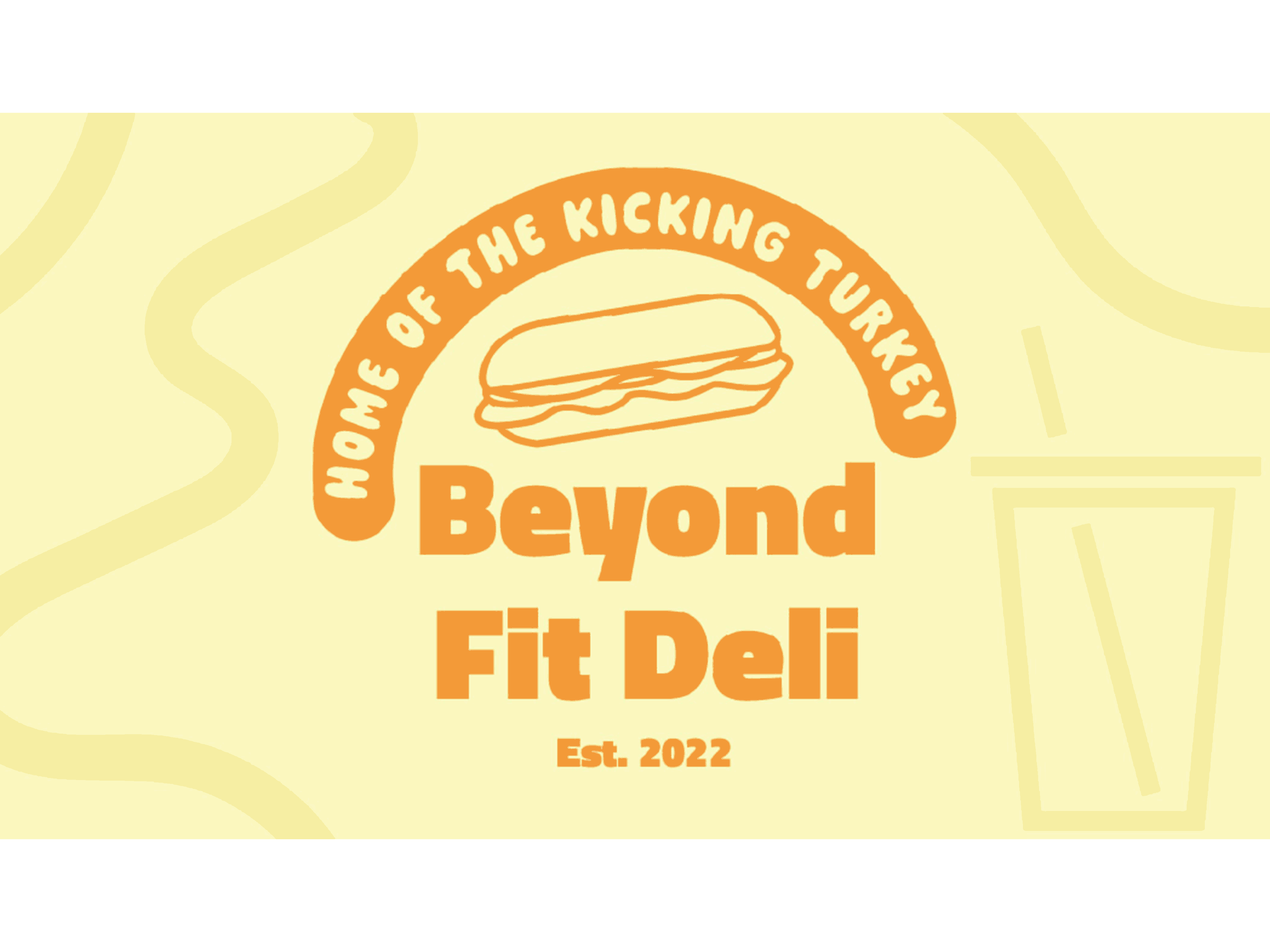 business cards for fusion drinks for beyond fit deli