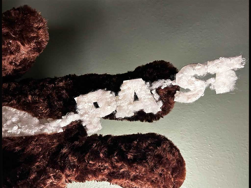 gutted teddy bear